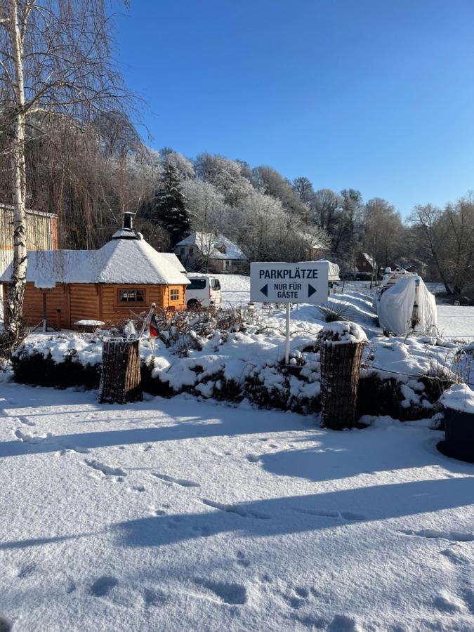 Grillkota Holzhuette Hotel Lauenburg Eksteriør billede